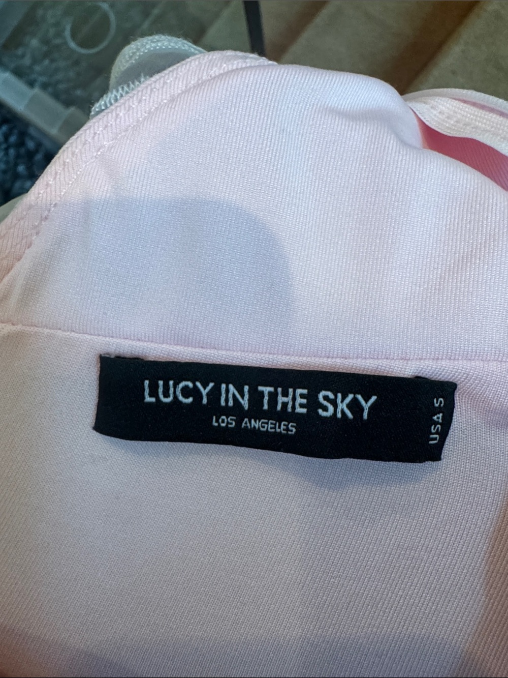 Lucy in the Sky Pale Pink Ruched Strap Maxi Dress - Picture 2 of 8